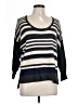 C&C California Stripes Gray Pullover Sweater Size L - photo 1