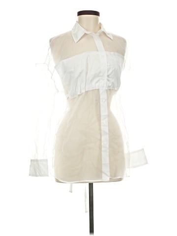 Zara Sleeveless Button-Down Shirt (view 1)