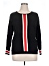 Alison Sheri Stripes Black Pullover Sweater Size XL - photo 1