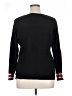 Alison Sheri Stripes Black Pullover Sweater Size XL - photo 2