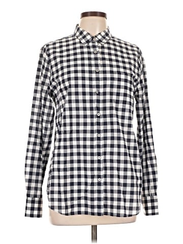 J.Crew Factory Store Long Sleeve Button-Down Shirt (view 1)