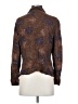 Sag Harbor 100% Rayon Paisley Brown 3/4 Sleeve Blouse Size 8 - photo 2