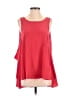 BCBGMAXAZRIA Red Sleeveless Blouse Size S - photo 1