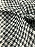J.Crew 100% Linen Checkered-gingham Gray Long Sleeve Button-Down Shirt Size 4 - photo 7