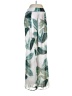 On Twelfth 100% Polyester Tropical Green Casual Pants Size M - photo 1
