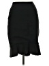 HD in Paris Solid Black Formal Skirt Size 6 - photo 1