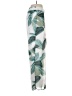 On Twelfth 100% Polyester Tropical Green Casual Pants Size M - photo 4