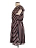 Monteau Stripes Black Casual Dress Size L - photo 5