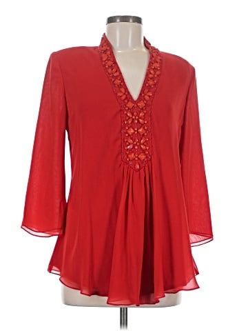 Tadashi Shoji 3/4 Sleeve Blouse (view 1)