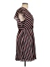 Monteau Stripes Black Casual Dress Size L - photo 4