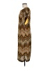 Sharagano Chevron-herringbone Brown Casual Dress Size 8 - photo 5