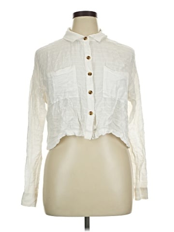 Aeropostale Long Sleeve Blouse (view 1)