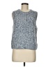 Tahari Blue Sweater Vest Size M - photo 1