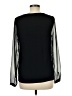 Boden 100% Polyester Black Long Sleeve Blouse Size 8 - photo 2