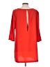Tildon 100% Polyester Solid Red Casual Dress Size L - photo 2