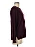 Sweet Romeo 100% Acrylic Burgundy Pullover Sweater Size M - photo 4