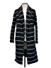 Marineblu Stripes Black Coat Size S - photo 1