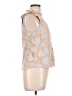 Monteau Silver Sleeveless Blouse Size L - photo 4