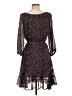 Amisu 100% Polyester Paisley Purple Cocktail Dress Size EU 42 / US 12 - photo 2