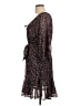 Amisu 100% Polyester Paisley Purple Cocktail Dress Size EU 42 / US 12 - photo 5