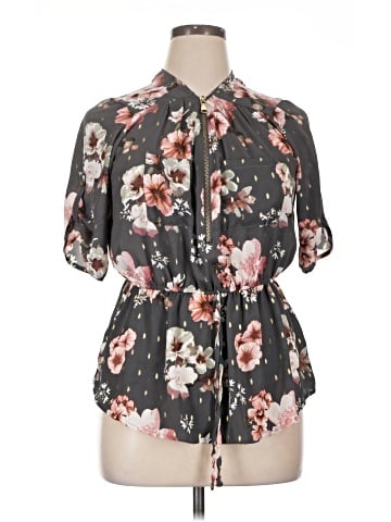 J for Justify Short Sleeve Blouse (view 1)