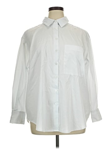 CALVIN KLEIN JEANS Long Sleeve Button-Down Shirt (view 1)