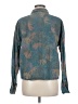 PrAna Floral Teal Long Sleeve Blouse Size M - photo 2
