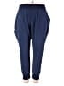 Assorted Brands Solid Blue Active Pants Size 3X - photo 1