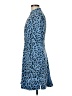 A.L.C. Animal Print Blue Casual Dress Size 8 - photo 5