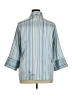 Milano Stripes Blue 3/4 Sleeve Button-Down Shirt Size 1X - photo 2