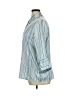 Milano Stripes Blue 3/4 Sleeve Button-Down Shirt Size 1X - photo 5