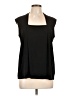 Ellen Tracy Black Sleeveless Blouse Size L - photo 1