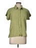 Blu Pepper Green Short Sleeve Blouse Size L - photo 1