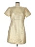 Ann Taylor LOFT Metallic Gold Cocktail Dress Size 8 - photo 1