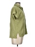 Blu Pepper Green Short Sleeve Blouse Size L - photo 4