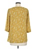 HD in Paris 100% Polyester Yellow 3/4 Sleeve Blouse Size 6 - photo 2