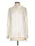 Etcetera 100% Silk Ivory Long Sleeve Silk Top Size 4 - photo 1