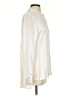 Etcetera 100% Silk Ivory Long Sleeve Silk Top Size 4 - photo 4