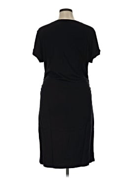 ann taylor loft black dress Ann Taylor Loft Black Dress Size 10 Zipper Back Pockets Cap Sleeve Knee Length