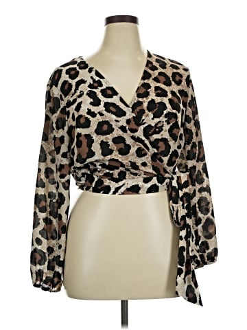 New York & Company Long Sleeve Blouse (view 1)