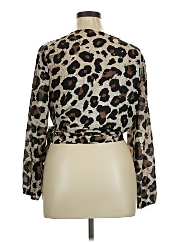 New York & Company Long Sleeve Blouse (view 2)