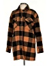 Aqua Plaid Orange Coat Size XS - photo 1
