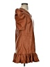Glam 100% Polyester Brown Casual Dress Size S - photo 4