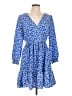 Eliza J 100% Polyester Blue Casual Dress Size 10 - photo 1