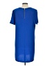 FELICITY & COCO 100% Polyester Blue Short Sleeve Top Size L - photo 2