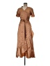 Simplee 100% Polyester Brown Casual Dress Size M - photo 1
