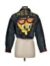 Guess 100% Cotton Graphic Blue Denim Jacket Size M - photo 2