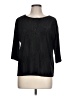 Veronica M. Black 3/4 Sleeve Top Size L - photo 1
