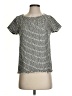 Sandro Silver Short Sleeve Blouse Size Sm (1) - photo 1
