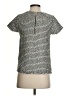 Sandro Silver Short Sleeve Blouse Size Sm (1) - photo 2
